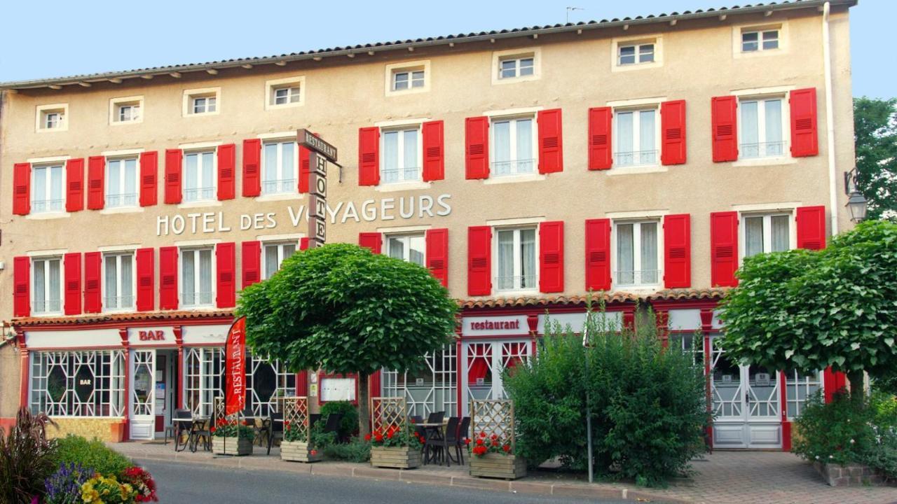 Logis Hotel Restaurant Des Voyageurs Saint-Paulien Exterior foto